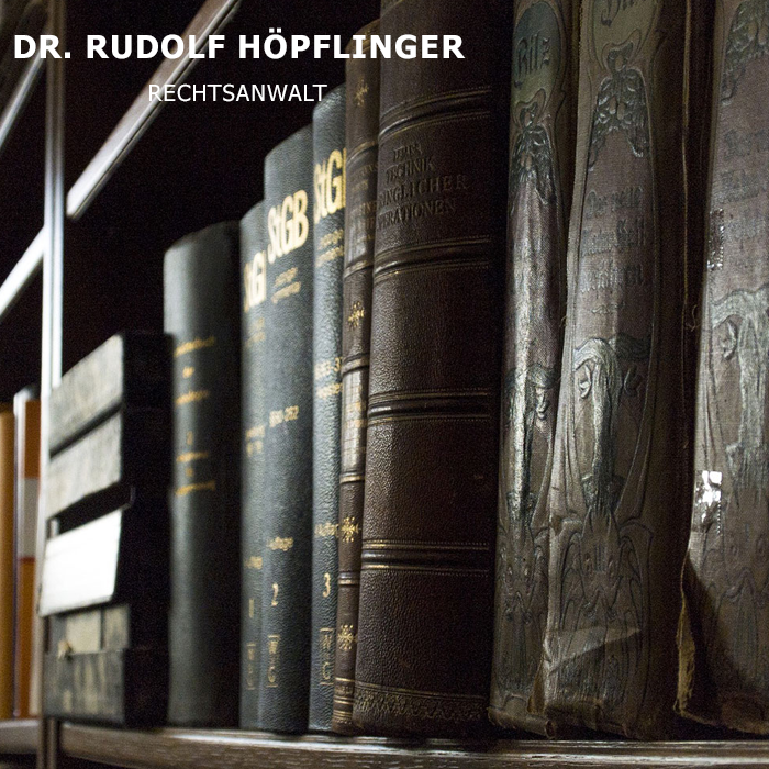 Rechtsanwalt Dr. Höpflinger